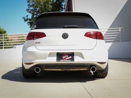AFE - aFe MACH Force - Xp 3in to 2 - 1/2in Stainless Steel Axle - Back Exhaust - 15 - 17 Volkswagen GTI - Panda Motorworks