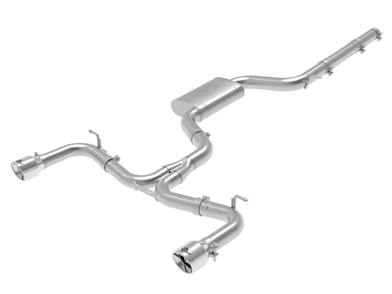 AFE - aFe MACHForce XP 3in - 2.5in SS Exhaust Cat - Back 18 - 19 Volkswagen GTI (MK7.5) L4 - 2.0L (t) - Polished - Panda Motorworks
