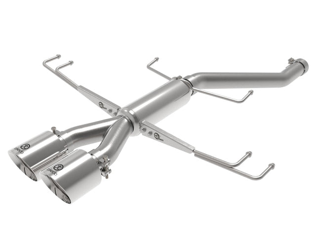 AFE - aFe Takeda 2.5in 304SS Axle - Back Exhaust System 17 - 19 Honda Civic Type R L4 - 2.0L (t) - Polished Tip - Panda Motorworks
