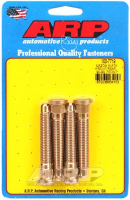 ARP - Wheel Stud Kit Mazda Miata front/rear '90 - '93, front only '94 - '05 (Pack of 4)