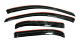 AVS - AVS 16 - 18 Honda Civic Ventvisor In - Channel Front & Rear Window Deflectors 4pc - Smoke