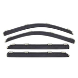 AVS - AVS 16 - 18 Honda Civic Ventvisor In - Channel Front & Rear Window Deflectors 4pc - Smoke