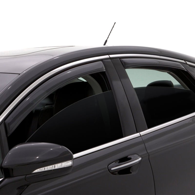 AVS - AVS 16 - 18 Honda Civic Ventvisor In - Channel Front & Rear Window Deflectors 4pc - Smoke