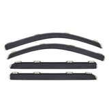 AVS - AVS 16 - 18 Honda Civic Ventvisor In - Channel Front & Rear Window Deflectors 4pc - Smoke