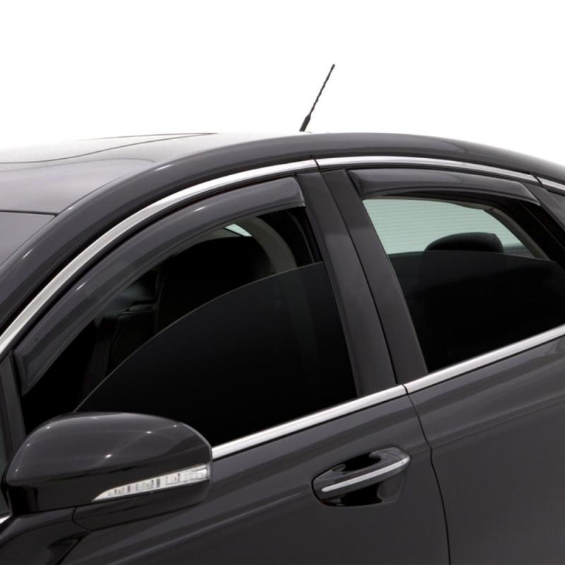 AVS - AVS 16 - 18 Honda Civic Ventvisor In - Channel Front & Rear Window Deflectors 4pc - Smoke