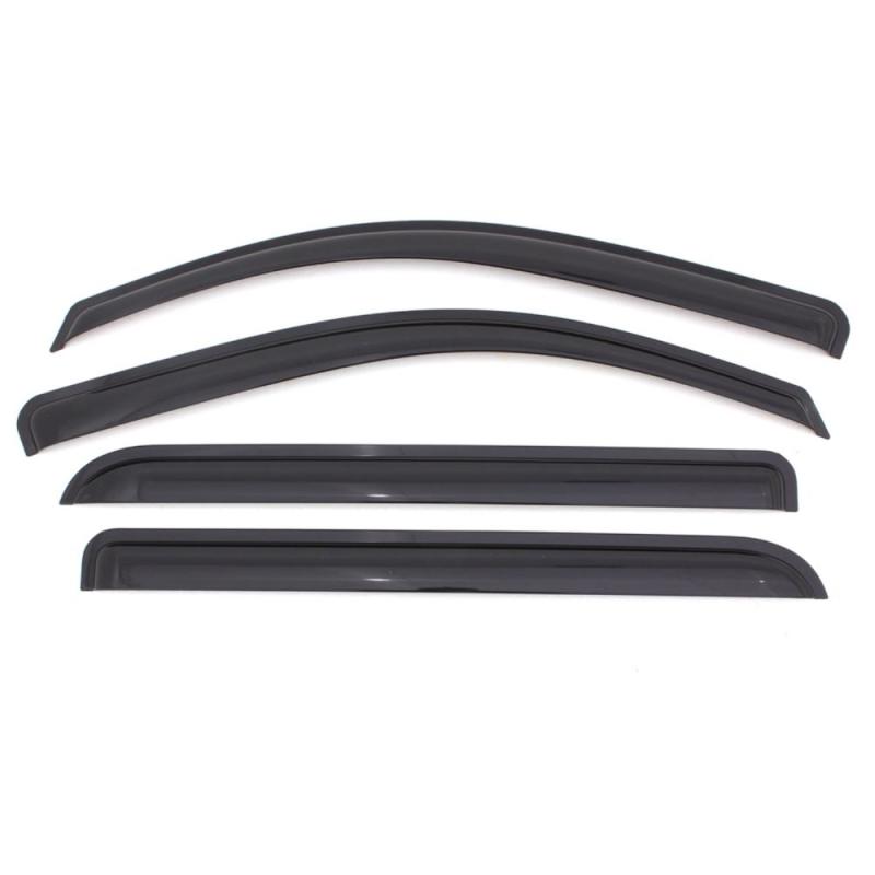 AVS - AVS 16 - 18 Honda Civic Ventvisor Outside Mount Window Deflectors 4pc - Smoke
