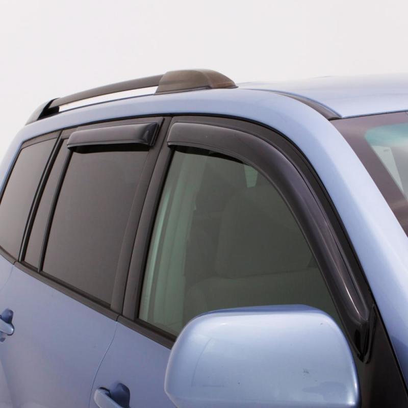 AVS - AVS 16 - 18 Honda Civic Ventvisor Outside Mount Window Deflectors 4pc - Smoke