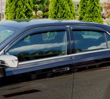 AVS - AVS 16 - 18 Honda Civic Ventvisor Outside Mount Window Deflectors 4pc - Smoke