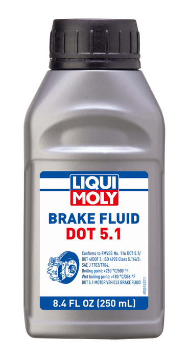 LIQUI MOLY 250mL Brake Fluid DOT 5.1 - Case of 24