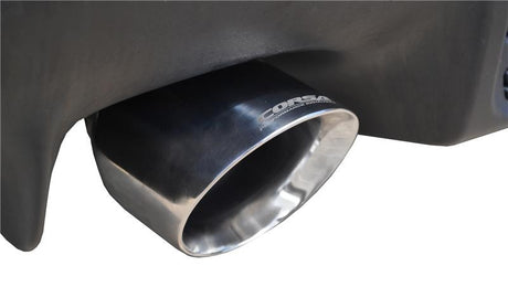 Corsa 08-14 Mitsubishi Lancer Evolution X Sedan 2.0L Polished Sport Dual Rear Cat-Back Exhaust - Panda Motorworks - 3