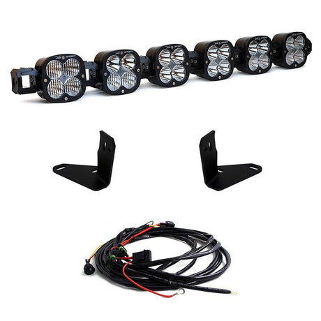 Baja Designs - Baja Designs 2021+ Ford Bronco 6 XL Linkable Light Bar For Steel Bumper Mount