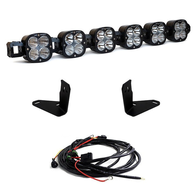 Baja Designs - Baja Designs 2021+ Ford Bronco 6 XL Linkable Light Bar For Steel Bumper Mount