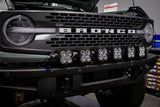 Baja Designs - Baja Designs 2021+ Ford Bronco 6 XL Linkable Light Bar Kit Steel Bumper Mount w/Upfitter