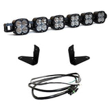 Baja Designs - Baja Designs 2021+ Ford Bronco 6 XL Linkable Light Bar Kit Steel Bumper Mount w/Upfitter