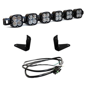 Baja Designs - Baja Designs 2021+ Ford Bronco 6 XL Linkable Light Bar Kit Steel Bumper Mount w/Upfitter