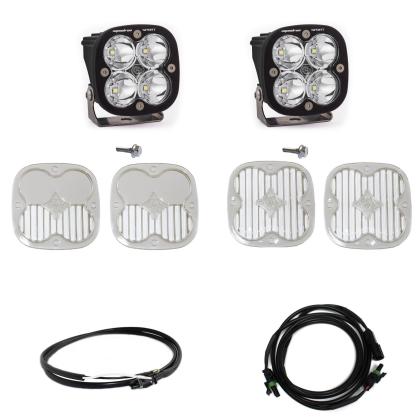 Baja Designs - Baja Designs 2021+ Ford Bronco A Piller Light Kit Squadron Sport Spot w/Upfitter - Panda Motorworks