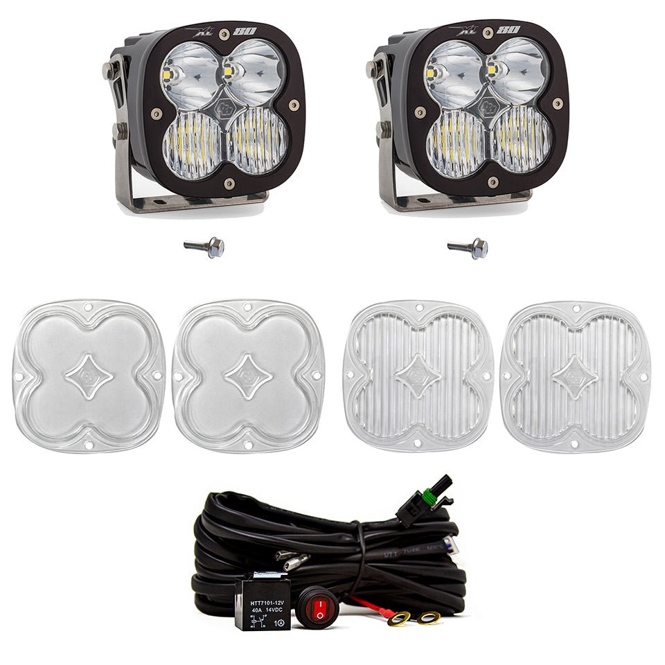 Baja Designs - Baja Designs 2021+ Ford Bronco A Piller Light Kit XL80 D/C
