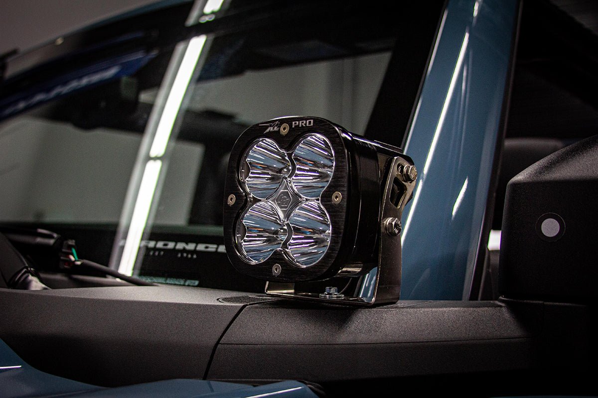Baja Designs - Baja Designs 2021+ Ford Bronco A Piller Light Kit XL80 D/C w/Upfitter
