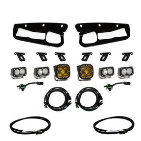 Baja Designs - Baja Designs 2021+ Ford Bronco Amber SAE Fog Pocket Kit w/Upfitter - Panda Motorworks
