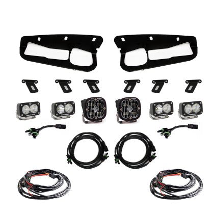 Baja Designs - Baja Designs 2021+ Ford Bronco Clear SAE Fog Pocket Kit - Panda Motorworks