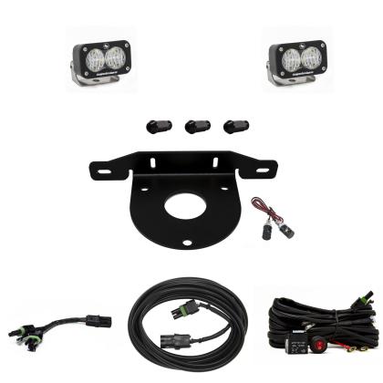 Baja Designs - Baja Designs 2021+ Ford Bronco Dual S2 Sport W/C Reverse Kit w/Upfitter - Panda Motorworks