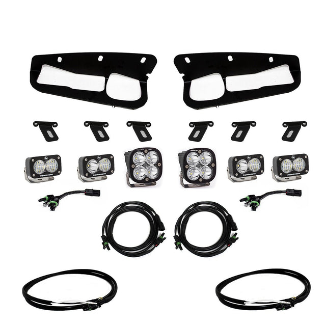 Baja Designs - Baja Designs 2021+ Ford Bronco Fog Pocket Kit - Pro w/Upfitter Kit - Panda Motorworks