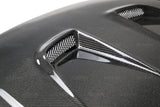 Seibon 2016-2020 Honda Civic Coupe/Sedan/Hatchback MR-Style Carbon Fiber Hood