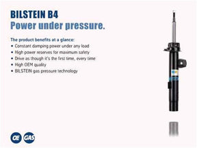 Bilstein - Bilstein B4 OE Replacement 15 - 18 VW GTI Rear Twintube Strut Assembly (DampTronic) - Panda Motorworks