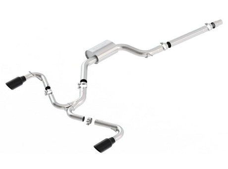 Borla - Borla 15 - 17 Volkswagen GTI (MK7) 2.0T AT/MT SS S - Type Catback Exhaust w/Black Chrome Tips