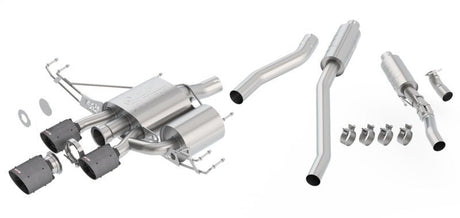 Borla - Borla 17 - 18 Honda Civic Type R 2.0L 2.75in Atak Adjustable Catback Exhaust (Carbon Fiber Black Tip)