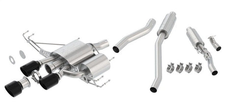 Borla - Borla 17 - 18 Honda Civic Type - R FK8 ATAK Cat - Back Exhaust w/ Ceramic Black Tips