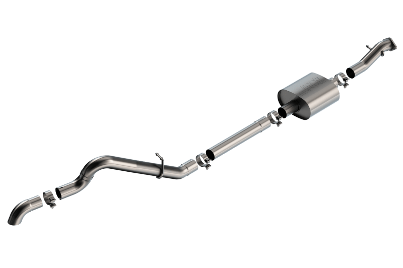 Borla - Borla 21 - 22 Ford Bronco 2.3L 2DR/4DR T - 304 Stainless Steel Cat - Back S - Type Exhaust - Brushed - Panda Motorworks