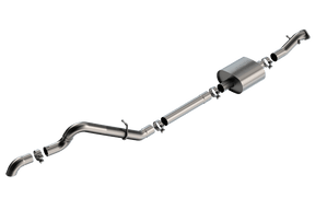 Borla - Borla 21 - 22 Ford Bronco 2.3L 2DR/4DR T - 304 Stainless Steel Cat - Back S - Type Exhaust - Brushed - Panda Motorworks