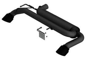 Borla - Borla 21 - 22 Ford Bronco 2.3L 4WD ATAK Axle Back Exhaust w/ Black Coated Tips - Panda Motorworks