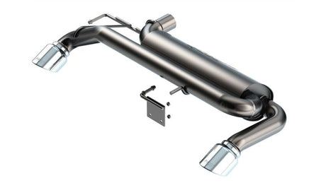 Borla - Borla 21 - 22 Ford Bronco 2.3L 4WD S - Type Axle Back Exhaust w/ Bright Chrome Tips - Panda Motorworks