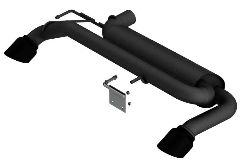 Borla - Borla 21 - 22 Ford Bronco 2.3L 4WD Touring Axle Back Exhaust w/ Black Coated Tips - Panda Motorworks
