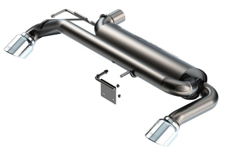 Borla - Borla 21 - 22 Ford Bronco 2.3L 4WD Touring Axle Back Exhaust w/ Bright Chrome Tips - Panda Motorworks