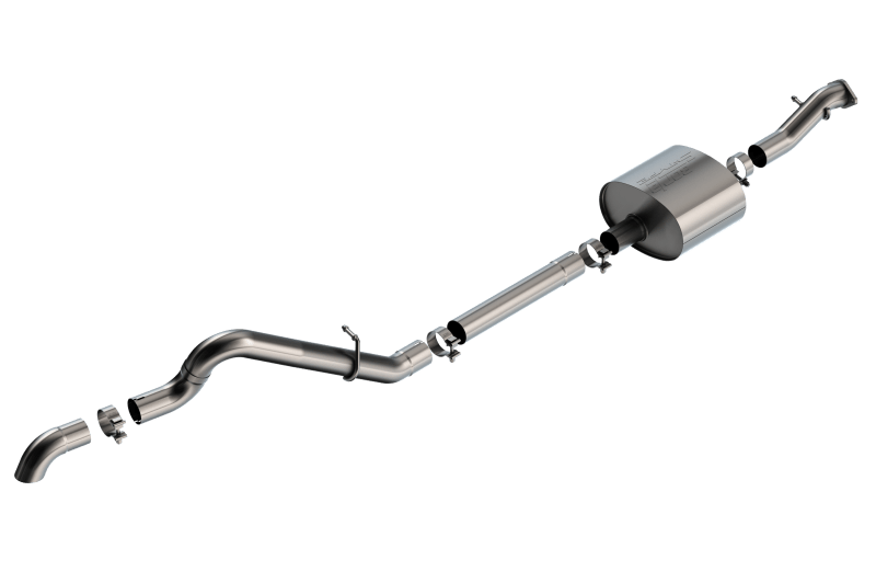 Borla - Borla 21 - 22 Ford Bronco 2.7L 2DR/4DR T - 304 Stainless Steel Cat - Back S - Type Exhaust - Brushed - Panda Motorworks