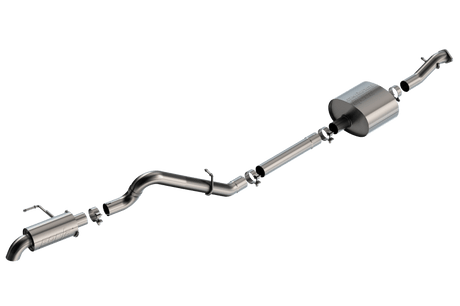 Borla - Borla 21 - 22 Ford Bronco 2.7L 2DR/4DR T - 304 Stainless Steel Cat - Back Touring Exhaust - Brushed - Panda Motorworks