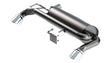 Borla - Borla 21 - 22 Ford Bronco 2.7L V6 4WD ATAK Axle Back Exhaust w/ Bright Chrome Tips - Panda Motorworks