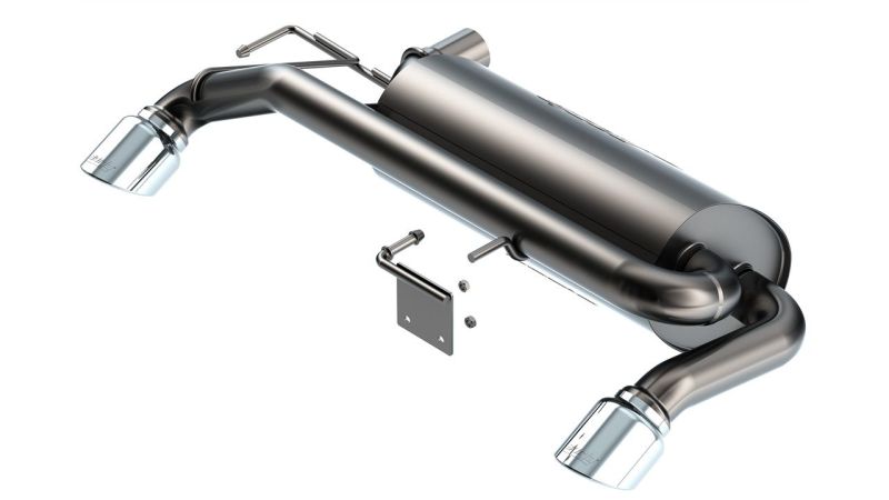Borla - Borla 21 - 22 Ford Bronco 2.7L V6 4WD S - Type Axle Back Exhaust w/ Bright Chrome Tips - Panda Motorworks