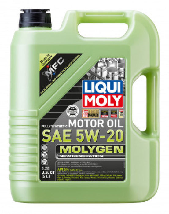 LIQUI MOLY 5L Molygen New Generation Motor Oil 5W20 - Case of 4