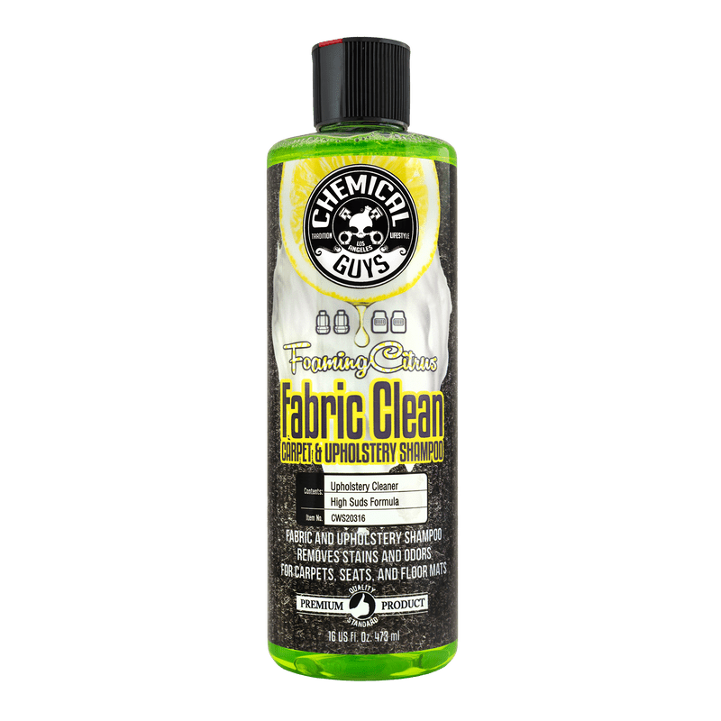 Chemical Guys - Chemical Guys Foaming Citrus Fabric Clean Carpet/Upholstery Shampoo & Odor Eliminator - 16oz