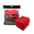Chemical Guys - Chemical Guys Happy Ending Ultra Edgeless Microfiber Towel - 16in x 16in - Red - 3 Pack - Panda Motorworks