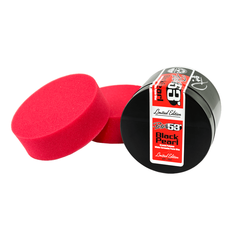 Chemical Guys - Chemical Guys Petes 53 Black Pearl Signature Carnauba Paste Wax w/Applicators - 8 oz - Panda Motorworks