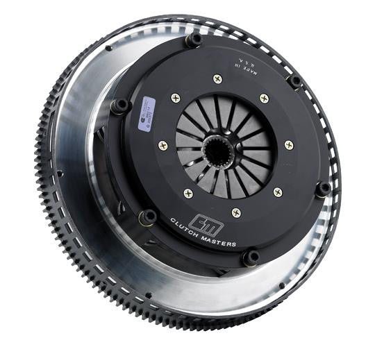 Clutch Masters 08-10 Evo 10 2.0L Turbo 5spd FX725 Race Twin Clutch Kit w/ Steel FW & HSC Push Type - Panda Motorworks