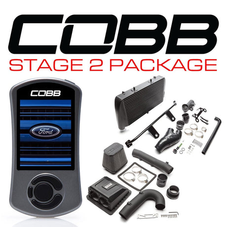 COBB - COBB FORD STAGE 2 POWER PACKAGE BLACK F - 150 ECOBOOST RAPTOR 2017 - 2020, LIMITED 2019 - 2020