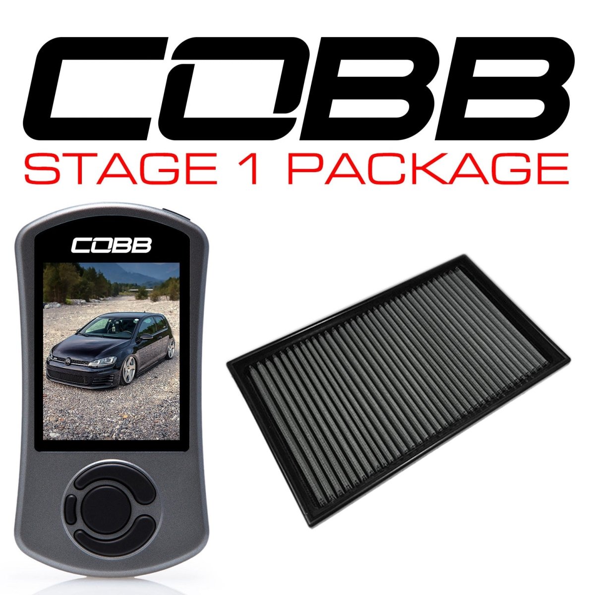 COBB - COBB VOLKSWAGEN STAGE 1 POWER PACKAGE WITH DSG FLASHING (MK7/MK7.5) GTI, JETTA (A7) GLI