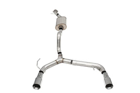 CORSA Performance - Corsa 21 - 22 Ford Bronco Two door 2.3L Turbo 2.75in Cat - Back Single Exhaust w/ 4in Straight - Cut Polished Tips - Panda Motorworks