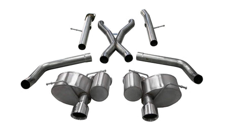 CORSA Performance - Corsa Xtreme 2012 - 2021 Jeep Grand Cherokee SRT 6.4L 2.75in CatBack Exhaust - Panda Motorworks